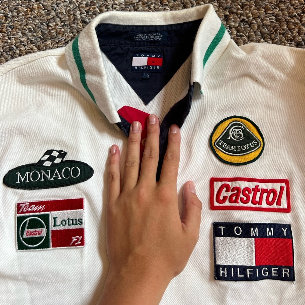 RARE Vintage Tommy Hilfiger Racing polo